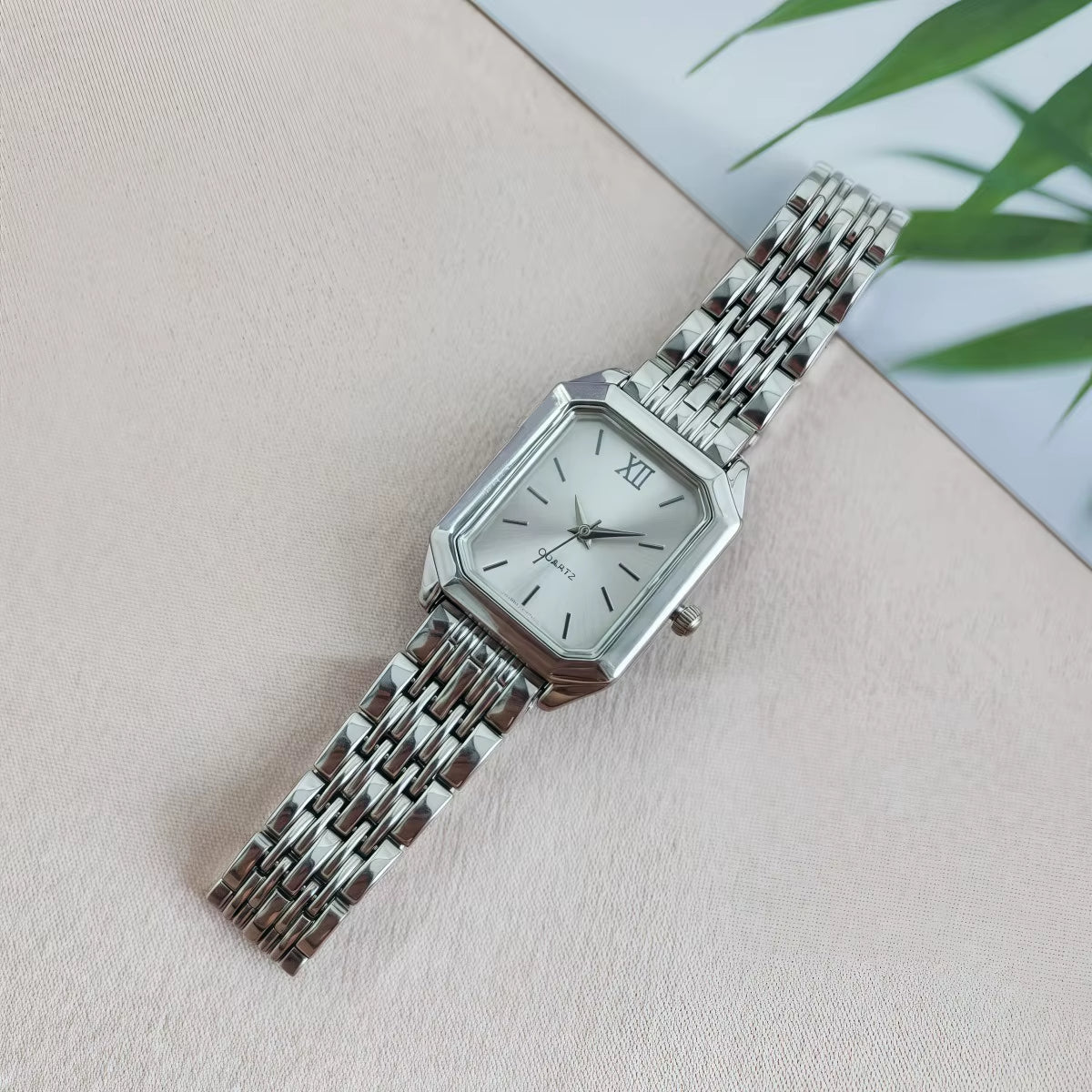 Customizable Elegant Rectangle Women Watches Fashion Analog Quartz Wristwatches Reloj Mujer Girls Clock Gift