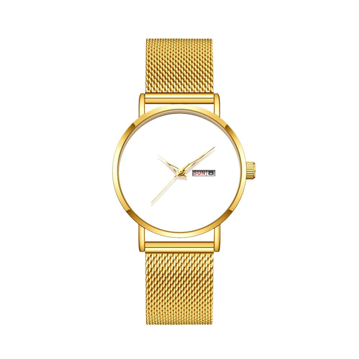 DIY Customisable Dial: Large Dial, Elegant and Stylish round Ladies’ Watch – Perfect for Special Occasions
