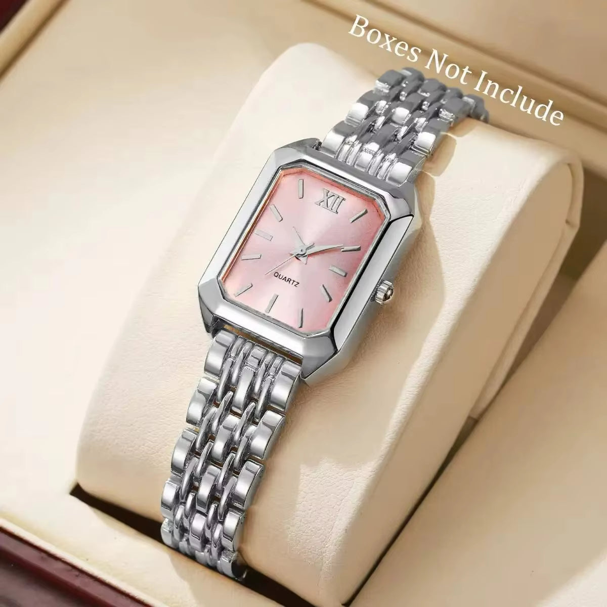 Customizable Elegant Rectangle Women Watches Fashion Analog Quartz Wristwatches Reloj Mujer Girls Clock Gift