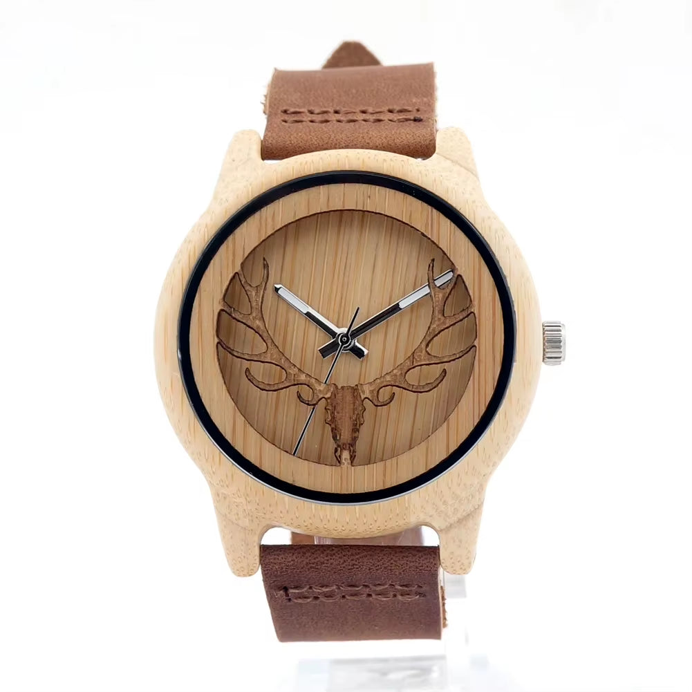 New  Watch Women Relogio Masculino Quartz Watches Men Bamboo Wood Couple Wristwatches Gifts Items Drop Shippingoriginal