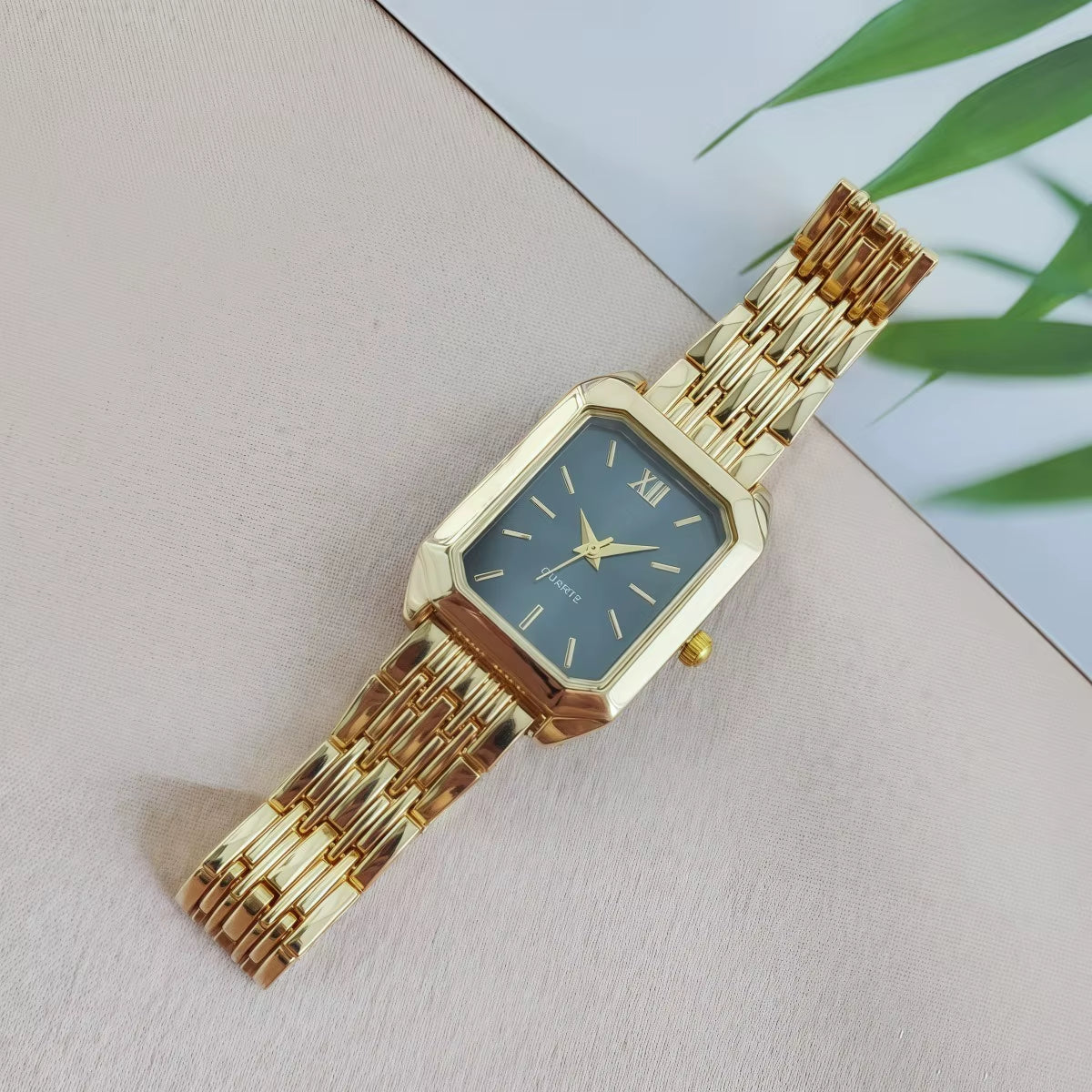 Customizable Elegant Rectangle Women Watches Fashion Analog Quartz Wristwatches Reloj Mujer Girls Clock Gift