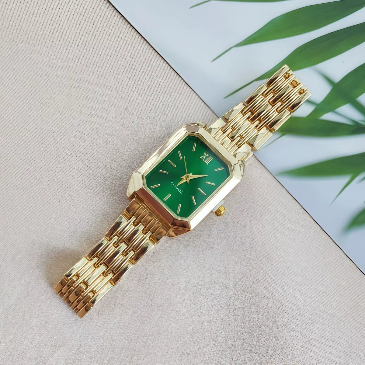 Customizable Elegant Rectangle Women Watches Fashion Analog Quartz Wristwatches Reloj Mujer Girls Clock Gift