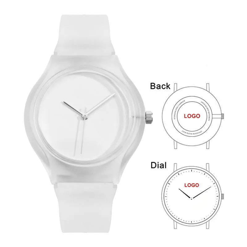 Print Watch Face Custom Photo Watch Men Wristwatch Plastic Case Strap 40Mm