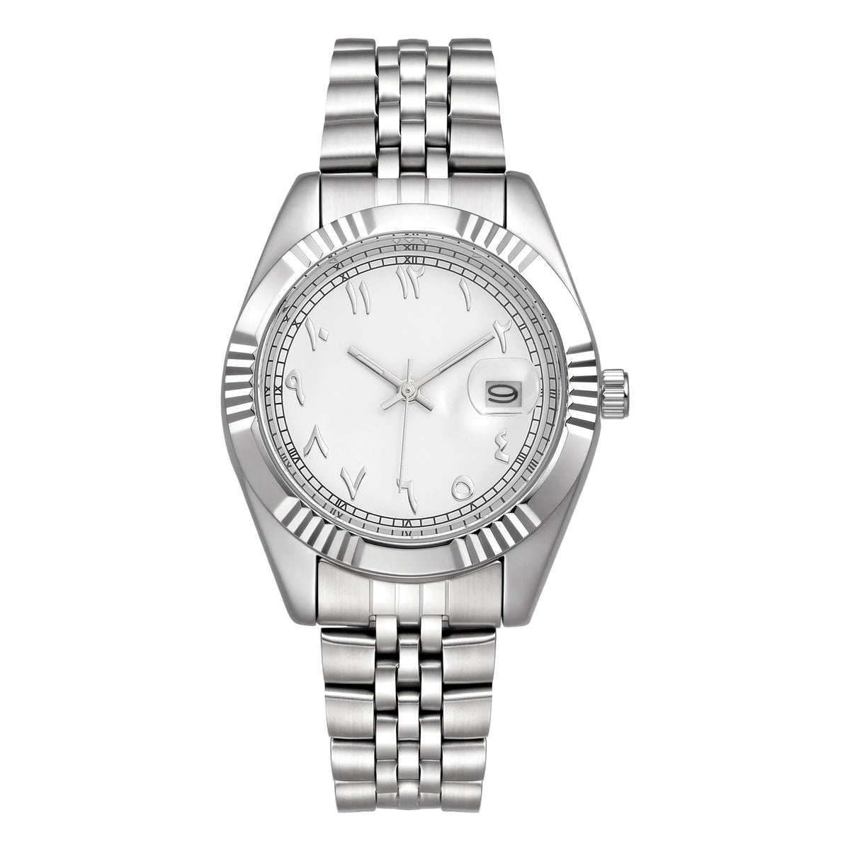 Classic Wristwatch Dial Customize Logo Photo Men Women Stainless Steel Strap Quality Watch