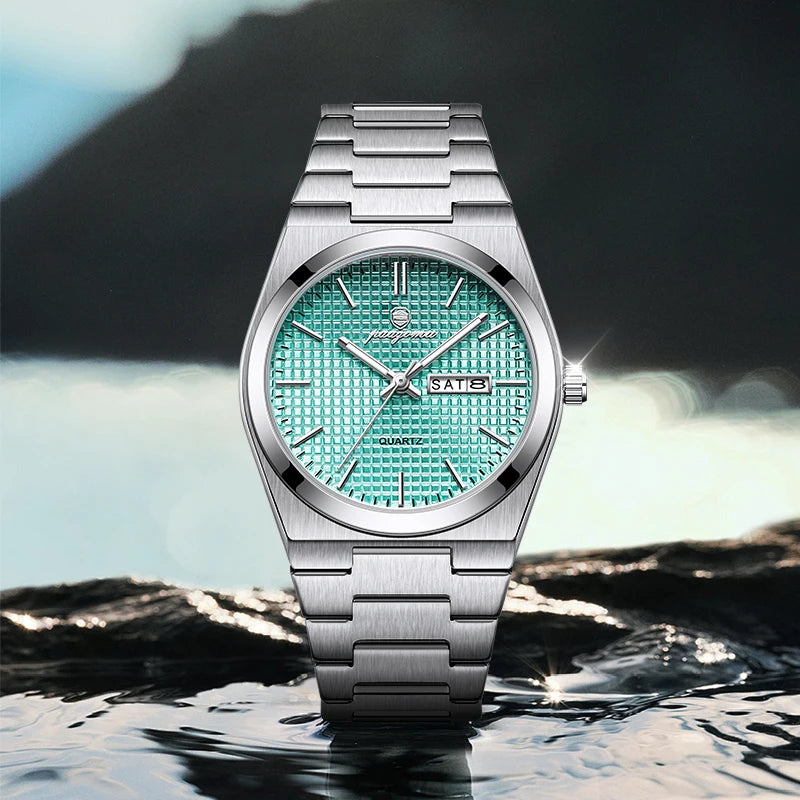 Customized Watch  Luxury Men Clock Fashion Luminous Waterproof Chronograph Date Watch for Man Quartz Men'S Watches Reloj