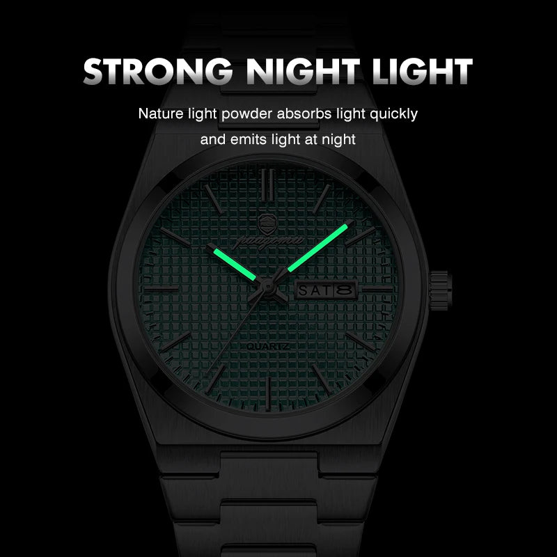 Customized Watch  Luxury Men Clock Fashion Luminous Waterproof Chronograph Date Watch for Man Quartz Men'S Watches Reloj