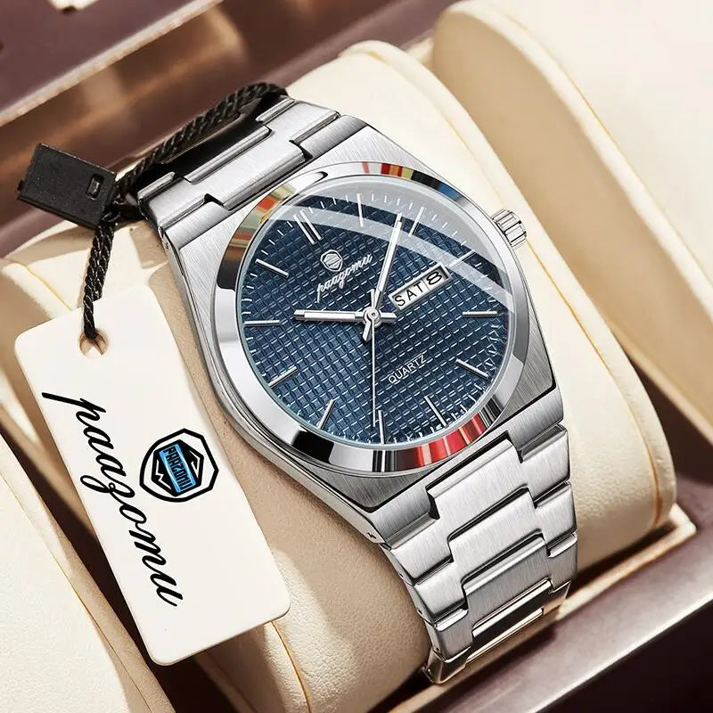 Customized Watch  Luxury Men Clock Fashion Luminous Waterproof Chronograph Date Watch for Man Quartz Men'S Watches Reloj