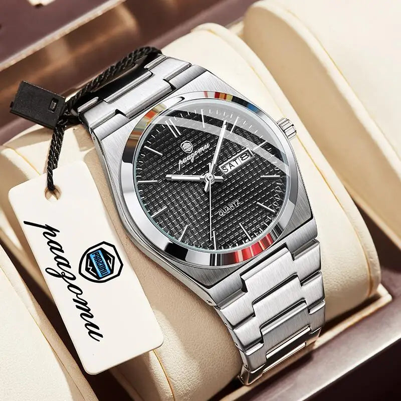 Customized Watch  Luxury Men Clock Fashion Luminous Waterproof Chronograph Date Watch for Man Quartz Men'S Watches Reloj
