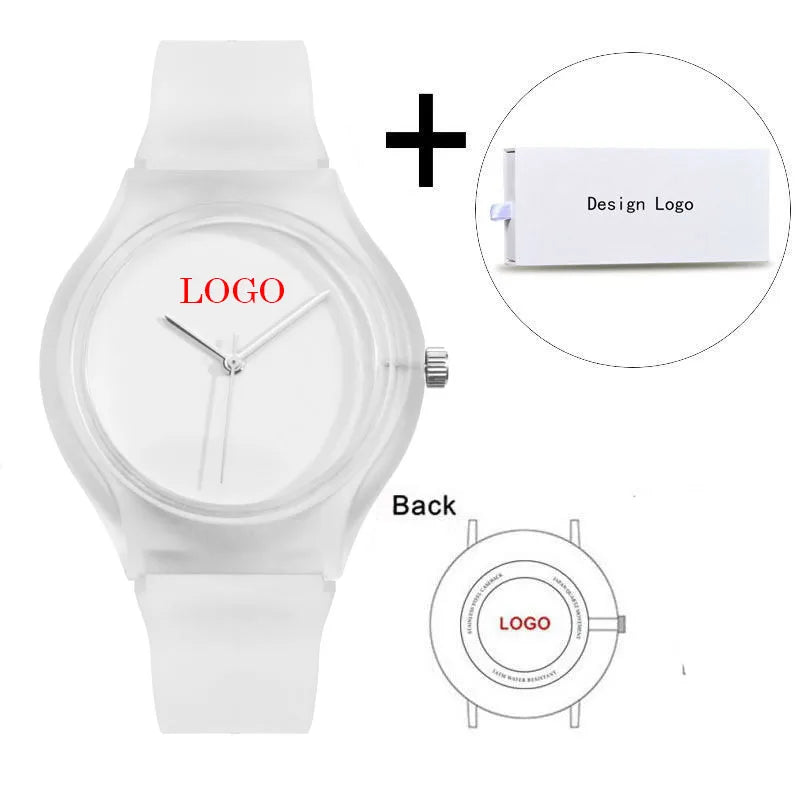 Print Watch Face Custom Photo Watch Men Wristwatch Plastic Case Strap 40Mm