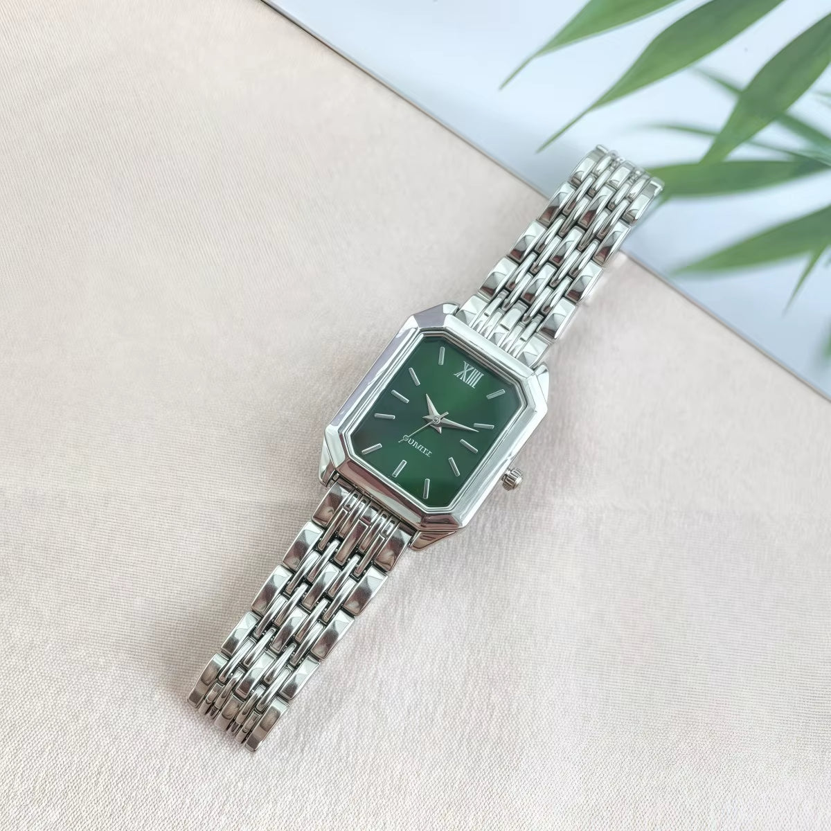 Customizable Elegant Rectangle Women Watches Fashion Analog Quartz Wristwatches Reloj Mujer Girls Clock Gift