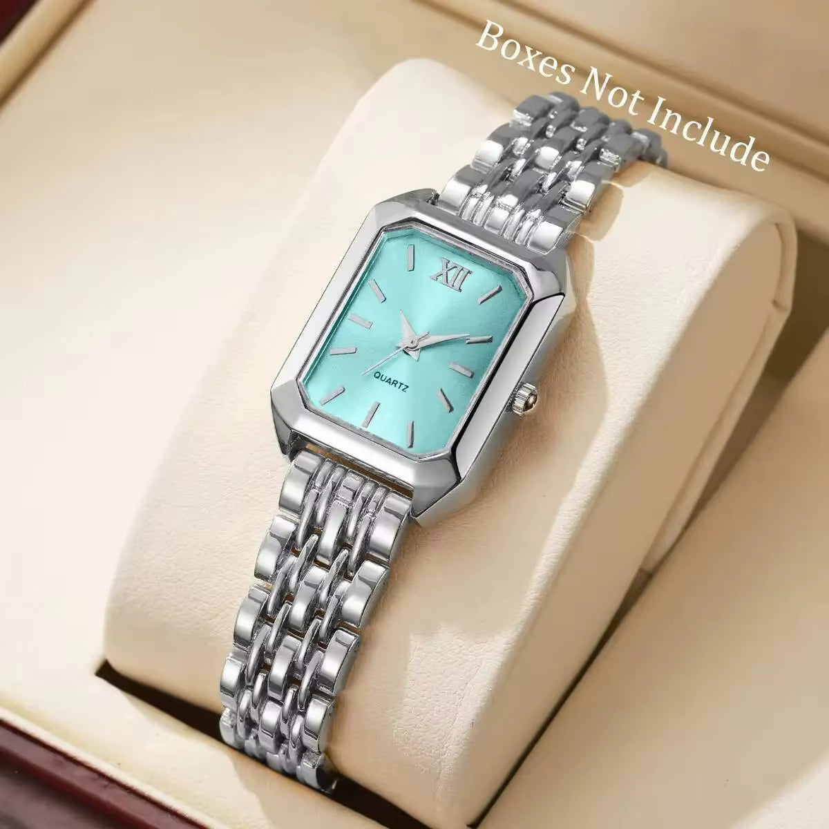 Customizable Elegant Rectangle Women Watches Fashion Analog Quartz Wristwatches Reloj Mujer Girls Clock Gift