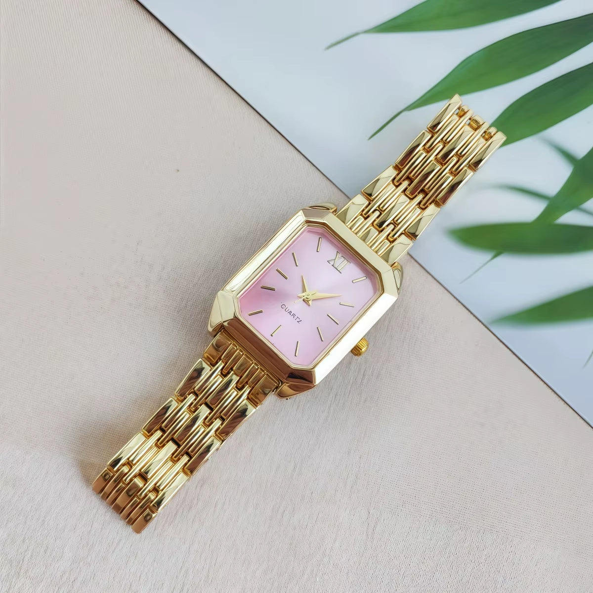 Customizable Elegant Rectangle Women Watches Fashion Analog Quartz Wristwatches Reloj Mujer Girls Clock Gift